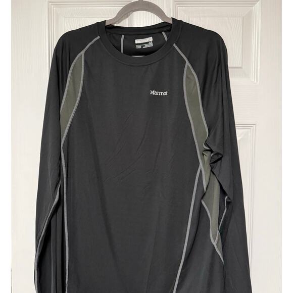 Marmot Baselayer Moisture Wicking Long Sleeve Crew Neck Shirt Size Large - Picture 2 of 13